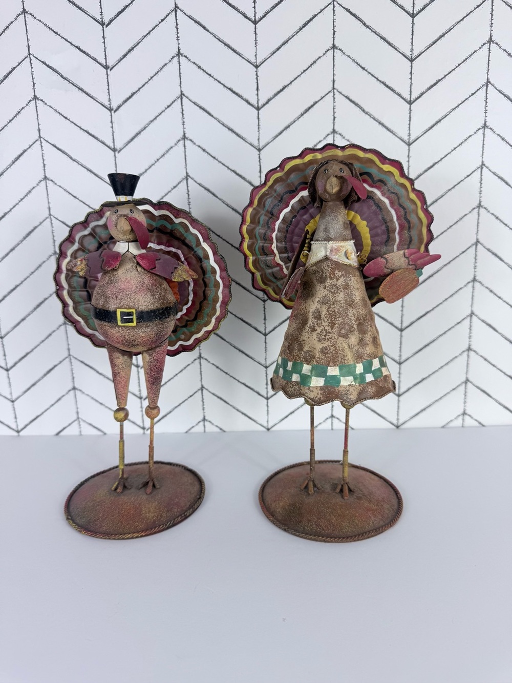 Thanksgiving Mrs & Mr Turkey
